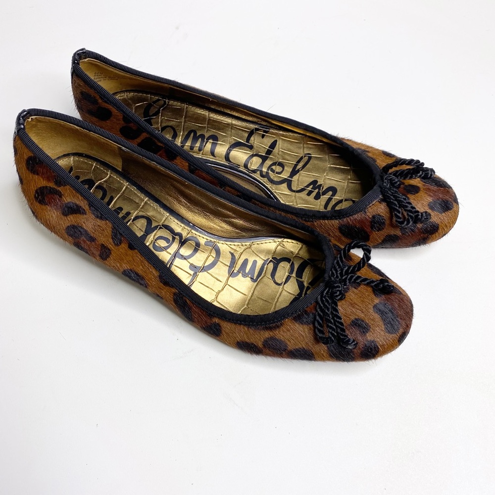 Sam Edelman Kitten Heel Leopard Print Shoes